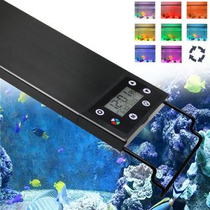 Éclairage d'aquariums 3060cm Fish Tank 247 Lumière LED à spectre complet Décoration d'aquarium Lampe de croissance de plantes aquatiques IP68 Étanche 100V240V 230729