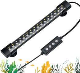 Acquari Illuminazione Acquario Luce sommergibile Lampada subacquea Full Spectrum Dimmer Controller WRGB Grow Led per Fish Tank 230729