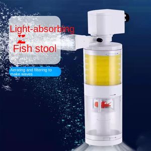 Aquariums éclairage pompe de filtre de réservoir de poissons trois en un onde d'oxygène faisant le pompage accessoires d'aquarium220 240v 230719