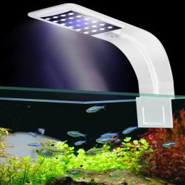 Aquaria Super Slim 10W LED waterdichte aquariumlichtvissen tank Plant Grow cliplamp