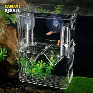 Aquaria Geschorst Multifunctionele Guppy Kweekbox Aquarium Acryl Isolatie Kleine Grote Paailuik Fry D9179 230620