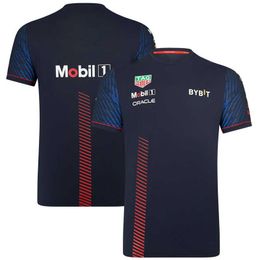 Aquz Men's Polo Shirt 23 New F1 Formula One Racing Team Champion du monde d'été Site officiel Même manches courtes