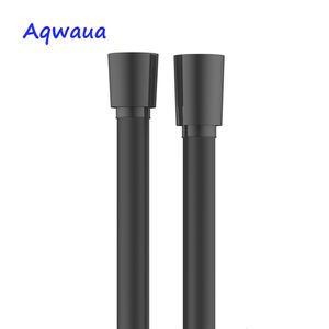 AQWAUA Zwart PVC Douche Slang Sanitair Slang 1500 mm voor badkameraccessoire pijpen connector douchepijpen