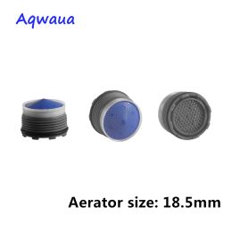 Aqwaua robinet aérateur de grue à grue filtre bubbler pour cuisine pour robinet de salle de bain cache-noyau de noyau 18,5 mm économisation d'eau 8L / m