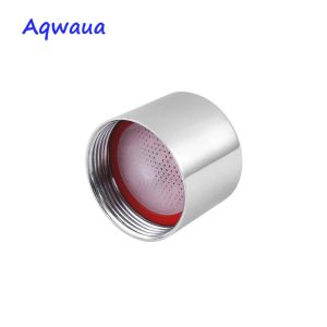 Aérateur de sauvegarde de l'eau AQWAUA Aerator 22 mm Feme Feme Feme 4L / Min Buse Clincet Fixer Bubbler Spout Tap Filtre pour le mélangeur de salle de bain