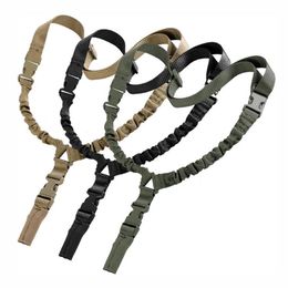 Accesorios ar 15 M4 táctico americano 1 cabestrillo de un punto correa de hombro de rifle de un solo punto ajustable para airsoft hunting2305234H