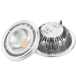 AR111 GU10 12W COB LED Downlight QR111 G53 spot encastré COB lampe à intensité variable AC110V/220V/DC12V Super lumineux