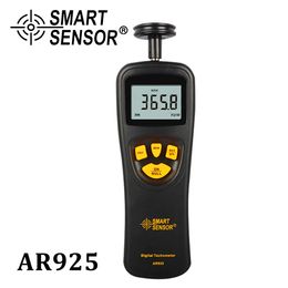 Smart Sensor AR925 AR925 0,5 ~ 199999rpm Contact Digitale Tachometer RPM Meter Digitale Tach -snelheidsmeter