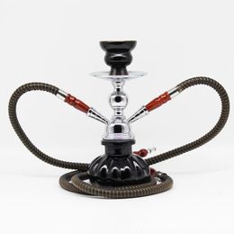 Hobelet arabe Grand tuyaux doubles 2 Coscusha portable SHISHA VERRE VIET DE VOIAGE ANNIVERSAIRE CADEAU CADEAGE DÉCORATION HOME 240429