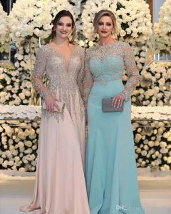 Arabisch Plus Size Avond V-hals Boothals Lange Eenvoudige Galajurken Op maat gemaakte zwangere jurken