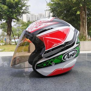 ARA- I SZ RAM 3 NICKY HAYDEN 69 FLEUR GREEN FLOWER OUVERT FACE OFF RACING RACING MOTOCROSS Casque de moto