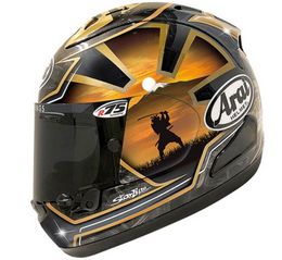 Arai Rx7x Pedrosa Spirit Gold Full Face Helmet Off Road Racing Motocross Motorfietshelm