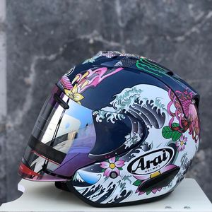 ARA I SZ-RAM 4 OOSTERSE BLAUWE 3/4 open helm off-road race motorcross motorhelm