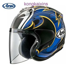 ARAI VZ RAM 3 4 Casque de moto demi-trois quarts Homme et femelle Sénalisation Sg Z Dragon japonais Blue L 4MWI