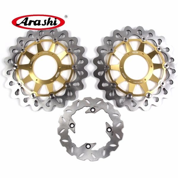 ARASHI para HONDA VTR SP1 RC51 1000 2000 2001 2002 2003 2004 Rotor de disco de freno trasero delantero CBR1000RR 2006 2007 CBR 1000 RR