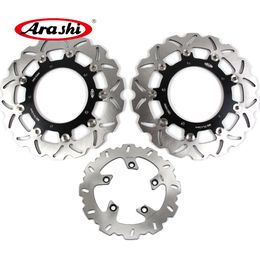 Arashi voor Yamaha FZ600 Fazer 2004 2005 2006 2007 2008 voorste achterste remschijf schijf Rotors Kit Motorfiets Fazer600 MT 03