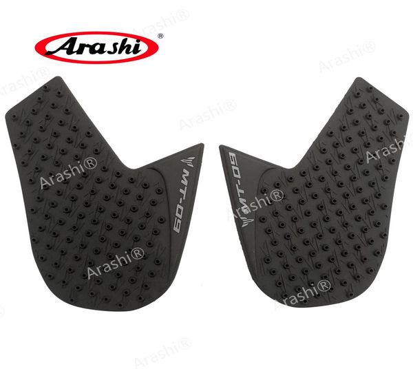 Arashi para YAMAHA MT09 FZ09 201 4 2017 Protector de motocicleta antideslizante pegatina tipo almohadilla para depósito rodilla de gas tracción calcomanía lateral MT09 141315999