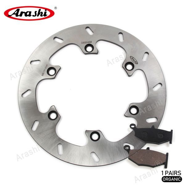 Arashi Disque de frein arrière Rotor et plaquettes de frein pour Suzuki GSXR1300 HAYABUSA 2008 - 2015 2009 2010 2011 2012 2013 2014 Disque de frein CNC pour moto