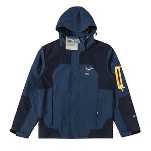 ARC Veste Designer Top Hommes Extérieur Hard Shell Veste Coupe-Vent Imperméable Respirant Chaud Léger À Capuche Couple Manteau Occasionnel 2XL