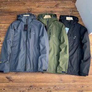ARC Jacket Veste imperméable à fermeture éclair en nylon technique pour homme Vêtements de créateur de haute qualité pour les amateurs de sports de plein air – Manteau léger