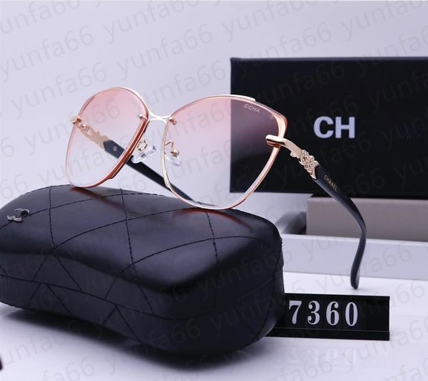 Arc Luxury Designer Brand Celine Sunglasses Designer Round Cool Celinly Sunly Sun Thonder Quality Bullack Eyeglass Triomphes Lunettes de soleil UV Protection des lunettes de soleil 668