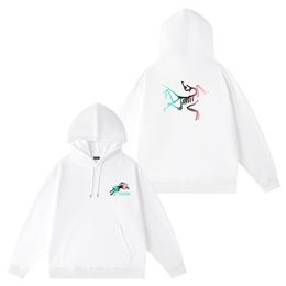 ARC TERYX sudaderas con capucha diseñador zip Camiseta con estampado gráfico para hombre Hip Hop Camiseta de manga corta de algodón con cuello redondo Tops para hombres Mujeres sudadera con capucha de diseñador para hombre dibujar sudadera con capucha