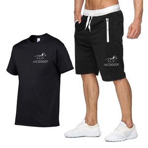 Arcdoggy Summer Mens Tracksuit T-shirts shorts sets Suit 2pcs Gym Leisure Y2K Sportswear Brand Vêtements pour hommes 240424