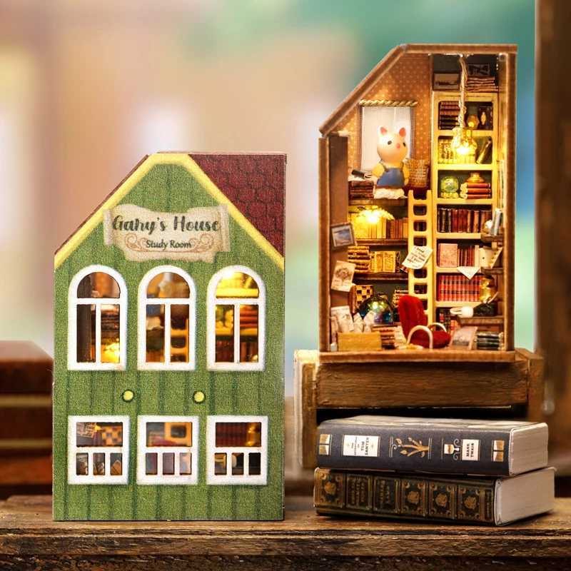 Architecture/DIY House Diy Wooden Home Dollhouse With Furniture Light Miniaturas Doll House Casa Miniature items For Children Toys Birthday Gifts