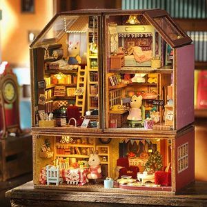 Architecture / DIY House Doll House Miniature 3D Puzzle Toys for Childre