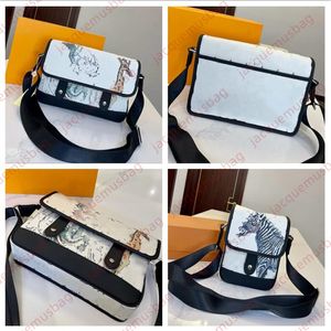 Archy messenger bag heren koerierstassen ontwerper Christopher mini handtas Mobiele telefoon zak Schouder crossbody portemonnee 4A kwaliteit Dierenafbeelding ontwerp dhgate Sacoche