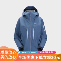 Arcterys hardshelljack Zeta Sl heren buitensportkleding C'teryx Aha Sv Gore-tex dames Charge Coat Moonlit/moonlight Blue Xs