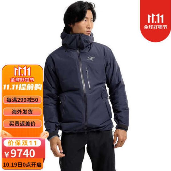 Arcterys Chaqueta Hardshell Zeta Sl Hombre Ropa Deportiva Outdoor Abrigo Charge New Beta Cálido Cómodo Cortavientos Impermeable Viaje Con Capucha Negro Zafiro