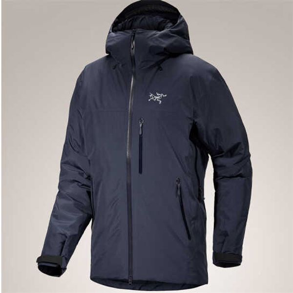 Arcterys Hardshell Jacket Zeta Sl Vêtements De Sports De Plein Air Pour Hommes Beta Isolé Nouvelle Randonnée Alpinisme Chaud Coupe-Vent Charge Manteau Coton Bleu Foncé Noir Saphir