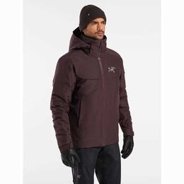 Arcterys Jacket Hardshell Beta Jacken Herren GTX Windfest wasserdichte Hoodie Kaltproof 750 Gans Down Macai Serie Ski Warm Ladung Kaufen Sie Gemüseblau Schwarzer Saphir