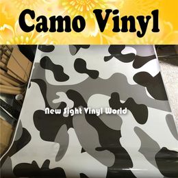 Arctic Camo Vinyl Wrap Sneeuw Camouflage Vinyl Film Bubble Voor Car Wrapping Grootte1 50 30m Rol3317