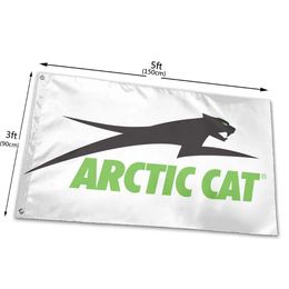 Arctic Cat Woondecoratie vlaggen 3x5FT 150x90cm banners levendige kleur snelle verzending Hoge kwaliteit met inkorten