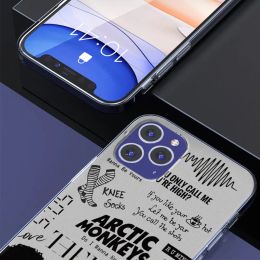 Arctic M-Monkeys Speciale aanbieding voor Apple iPhone 15 11 12 13 Mini 14 Pro Max XR X XS 7 8 Plus TPU-telefoonhoes