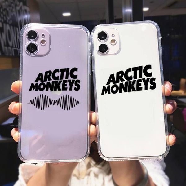 ARCTIC Monkeys Band Téléphone Case pour Samsung Galaxys20 S21 S30 Fe Lite Plus A21 A51S Note20 Shell transparent