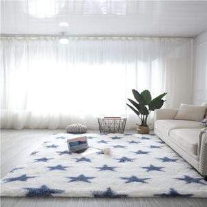 Gebied Tapijt voor woonkamer Moderne geometrische tapijten Fluffy bedroefde faux wollen vloer tapijt