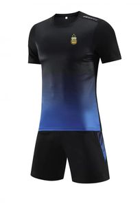 Argentine Survêtements pour hommes été loisirs costume à manches courtes costume d'entraînement de sport loisirs de plein air jogging T-shirt loisirs sport chemise à manches courtes