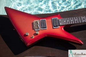 Guitarra eléctrica personalizada Aria Pro II ZZ - Tangerine Burst