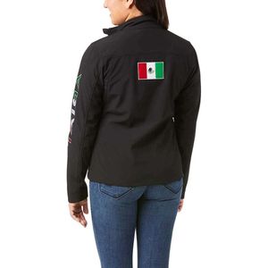 Ariat Women's Classic Team Mexico Softshell Res résistant à l'eau Veste en gros