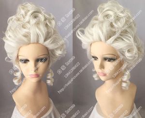 Aristocracy Queen Fashion Wig Marie Antoinette Cosplay Party Wig HairFree envío Nueva alta calidad Fashion Picture peluca