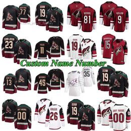 Arizona Coyotes Hommes Femmes Enfants Vinnie Hinostroza Jersey Nick Schmaltz Soderberg Derek Stepan Kyle Capobianco Hockey Maillots 3913