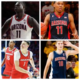 Arizona Wildcats Camiseta de baloncesto NCAA College Kylan Boswell Oumar Ballo Motiejus Krivas Caleb Love Jaden Bradley Pelle Larsson Will Kuykendall Grant Weitman