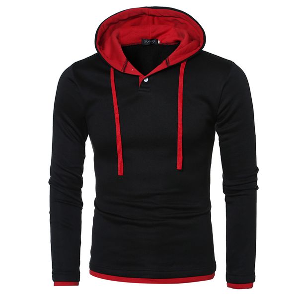 Ark Royal Merk 2017 Zwarte Mannen Hoodies Effen Sling Mannelijke Sweatshirt Mode Trainingspak Slanke Hoodies Sweatershirt