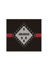 Arkansas State Flag Drapeau de ligne rouge mince de 3x5 pi Banner de pompier 90x150cm Cadeau de festival 100d Polyester intérieur extérieur Imprimé Flag8289069