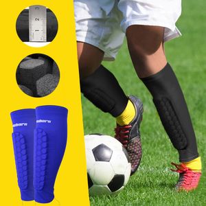 Arm Leg Warmers 1 Pair Kids Soccer Shin Guards Children Crashproof Football Calf Socks Leg Sleeves Teens Training Leg Protection Custom 230605