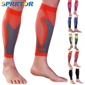 1 paire de manchons de compression du mollet Soulagement de la douleur au mollet Soutien du mollet Jambe pour la récupération Varices Attelle de tibia Course à pied Cyclisme Sports 230606