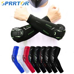 Bras Jambières 1 Paire Sport Anti-collision Coudières Compression Manches Protecteur Basketball Football Cyclisme Genou Soutien Garde 230720